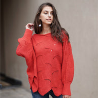 WW Es wird alles gut Strickpullover - Grün