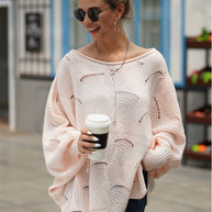 WW Es wird alles gut Strickpullover - Grün