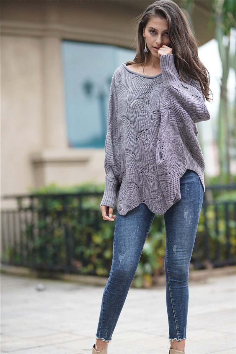 W&W Mode Es wird alles gut Strickpullover - Grün