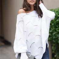 WW Es wird alles gut Strickpullover - Grün