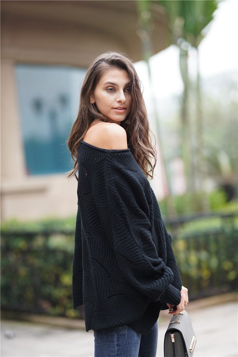 W&W Mode Es wird alles gut Strickpullover - Grün