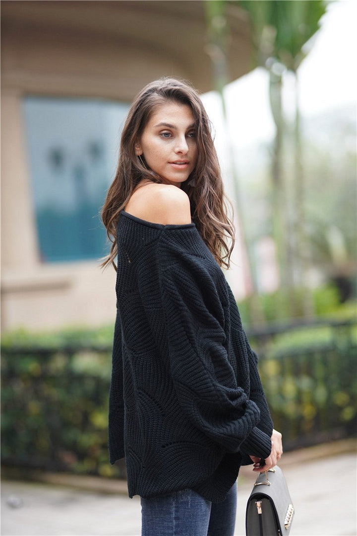 W&W Mode Es wird alles gut Strickpullover - Grün