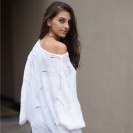 WW Es wird alles gut Strickpullover - Grün