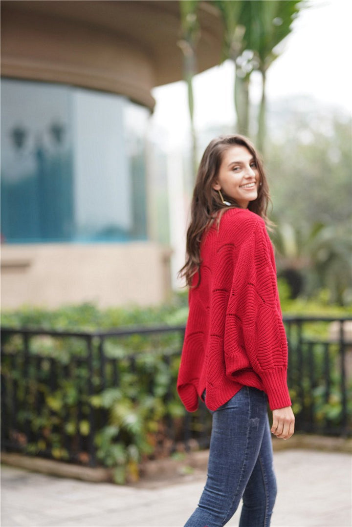 W&W Mode Es wird alles gut Strickpullover - Grün