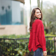 WW Es wird alles gut Strickpullover - Grün