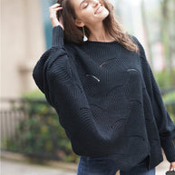 WW Es wird alles gut Strickpullover - Grün