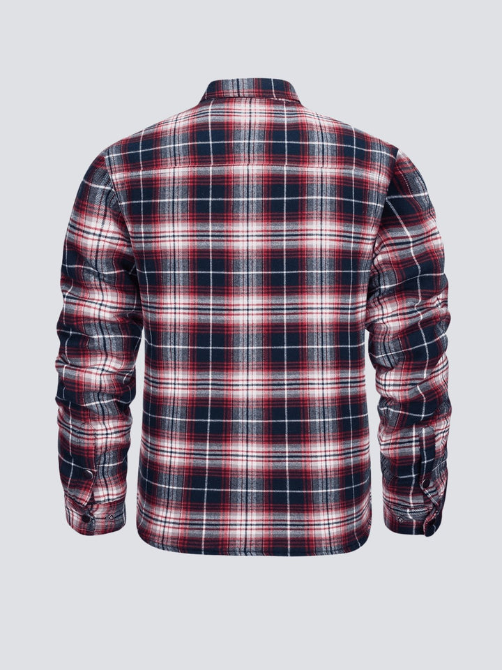 W&W Mode | Lässige Langärmelig Gestreift Jacke mit Knöpfen