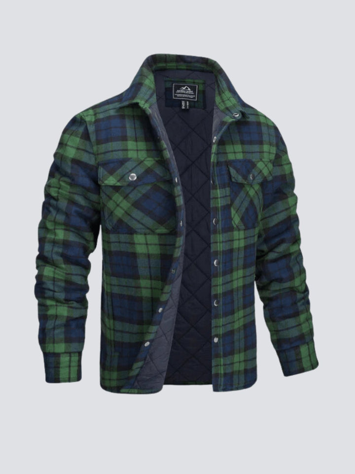 W&W Mode | Lässige Langärmelig Gestreift Jacke mit Knöpfen