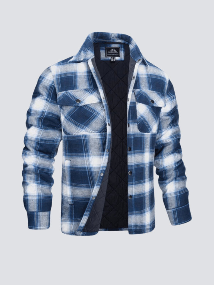 W&W Mode | Lässige Langärmelig Gestreift Jacke mit Knöpfen