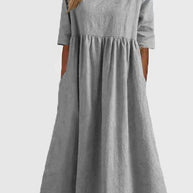 WW | HALBSCHLÜPFEN MIDI-KLEID