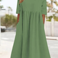 WW | HALBSCHLÜPFEN MIDI-KLEID