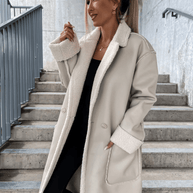 aus Leder und Fleece zum Schnüren