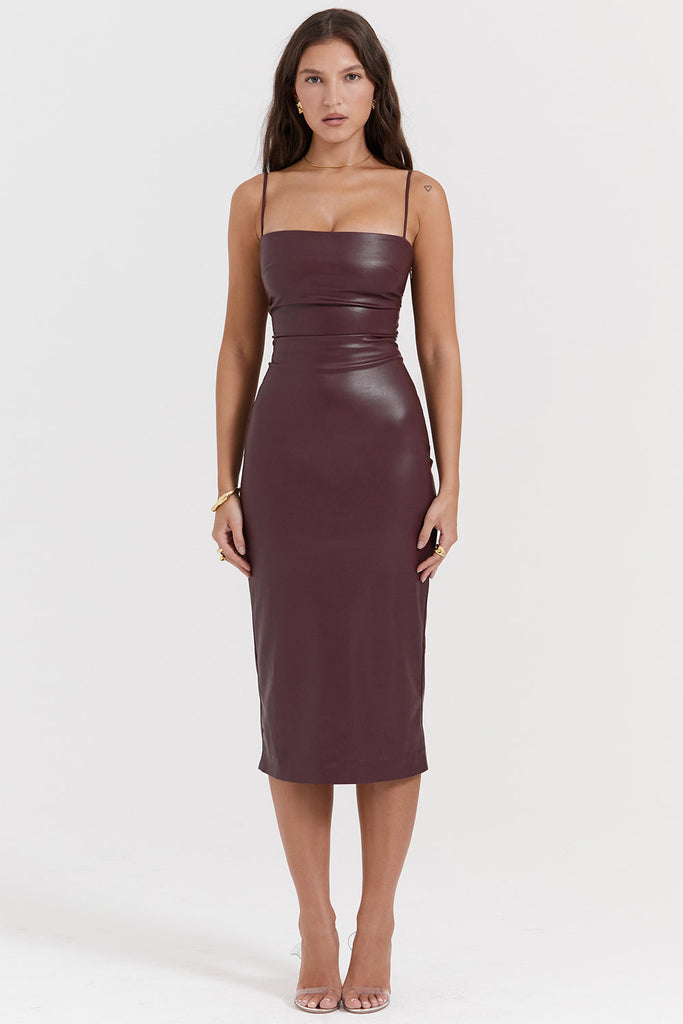 WW | Luxus Lederkleid