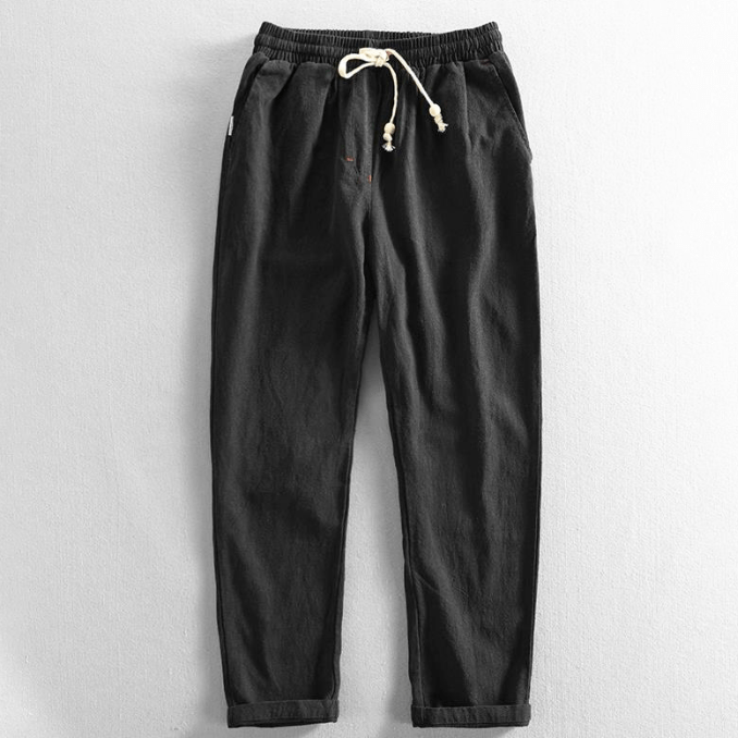 WW | Leinenhose Herren Perfekt Für Sommer & Freizeitstil Bequem