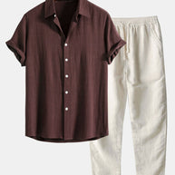 WW | Herren Sommer Satz Mit Shirt Und Shorts Leicht, Atmungsaktiv & Stilvoll