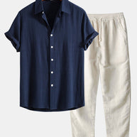 WW | Herren Sommer Satz Mit Shirt Und Shorts Leicht, Atmungsaktiv & Stilvoll