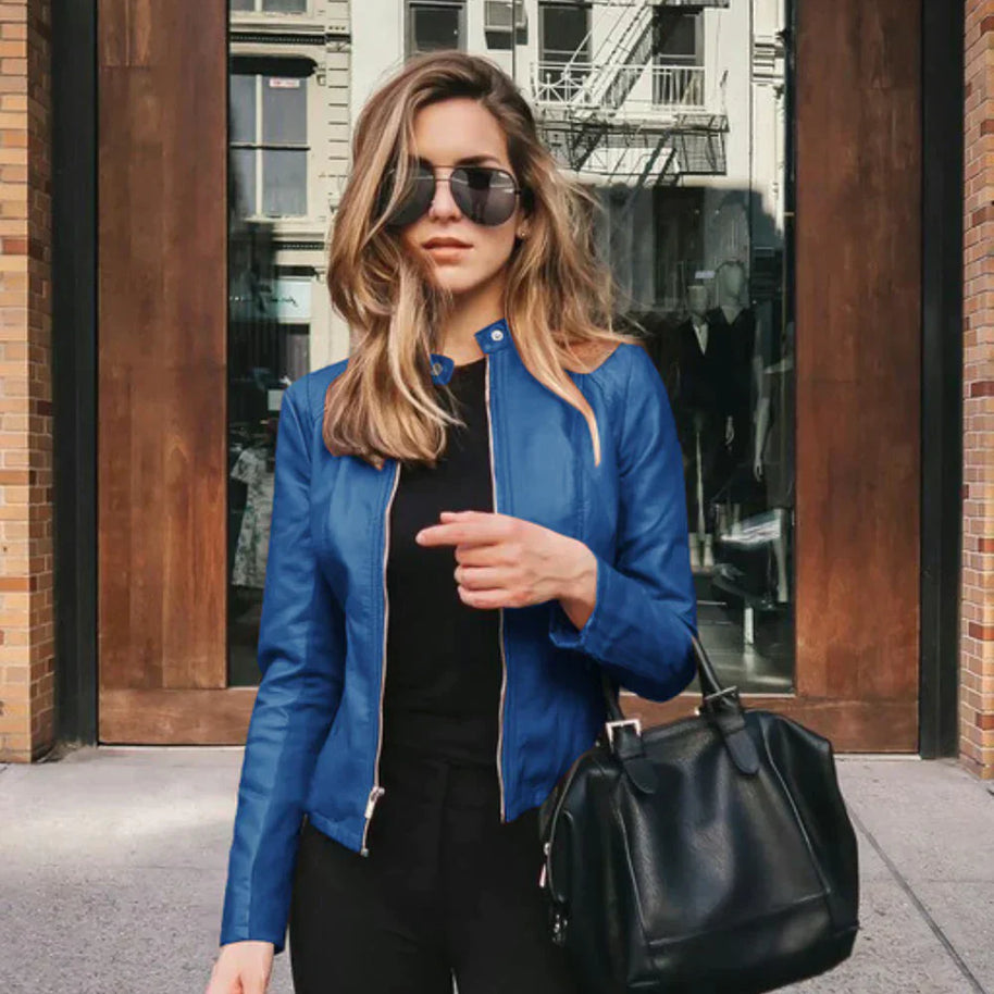 WW | Elegante Lederjacke Für Damen.