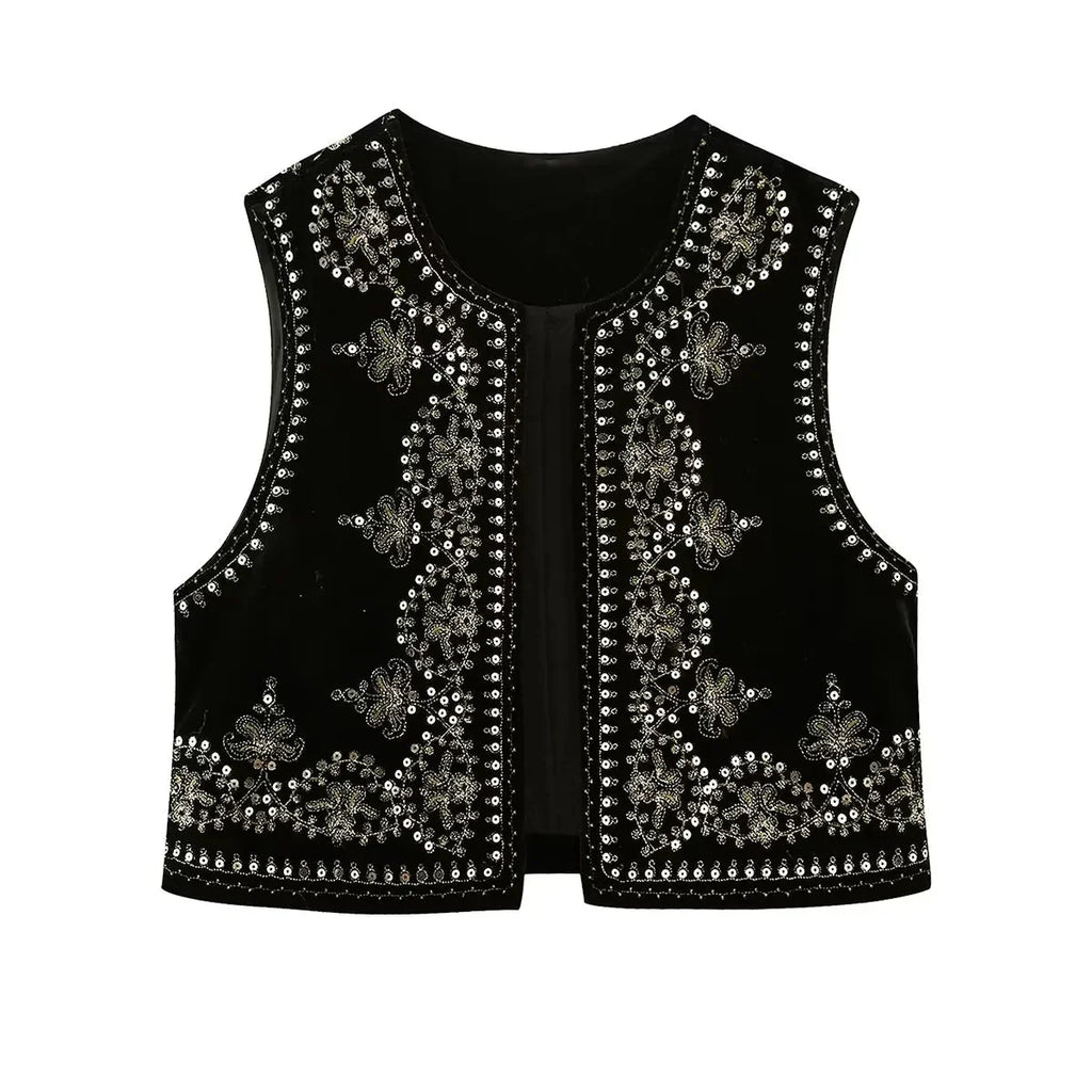 WW | Elegantes Besticktes Weste