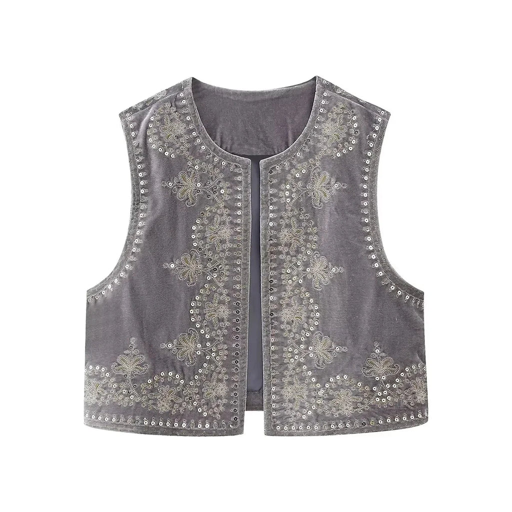 WW | Elegantes Besticktes Weste