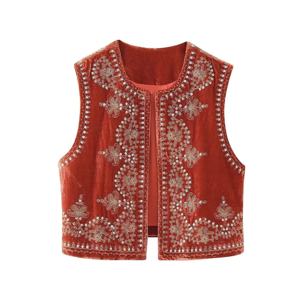 WW | Elegantes Besticktes Weste