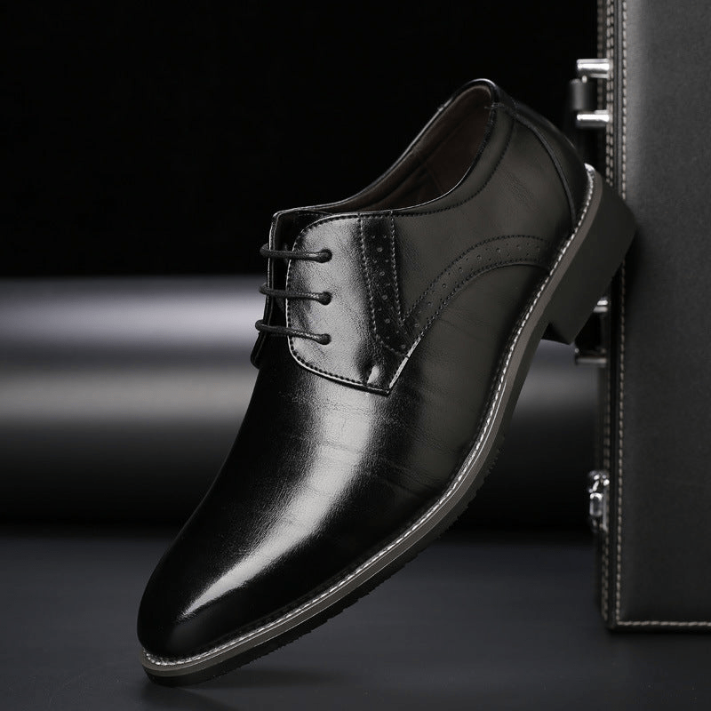 WW | Stilvolle Herren Schuhe Schnürschuhe Mit Brogue Details