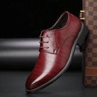 WW | Stilvolle Herren Schuhe Schnürschuhe Mit Brogue Details