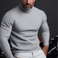 WW | Stilvolle Rollkragenpullover Herren Sweatshirt Jumper