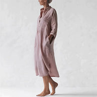W&W - Stylisches langes rosa Kleid