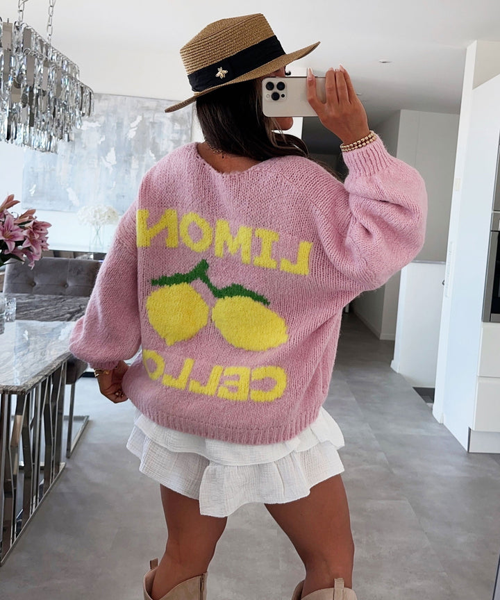 Cardigan Limoncello Rosa