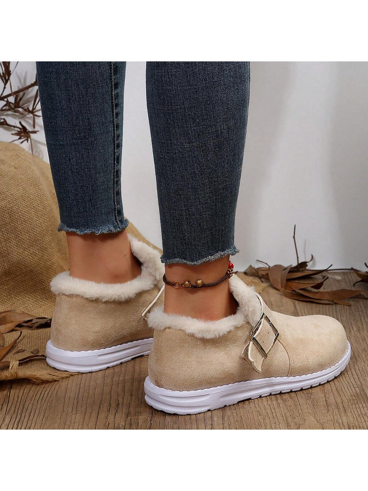 W&W Mode | Flache Schneestiefel Für Stilvollen Winterkomfort Für Frauen