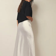 WW | Satinrock Mit Hoher Taille Anna