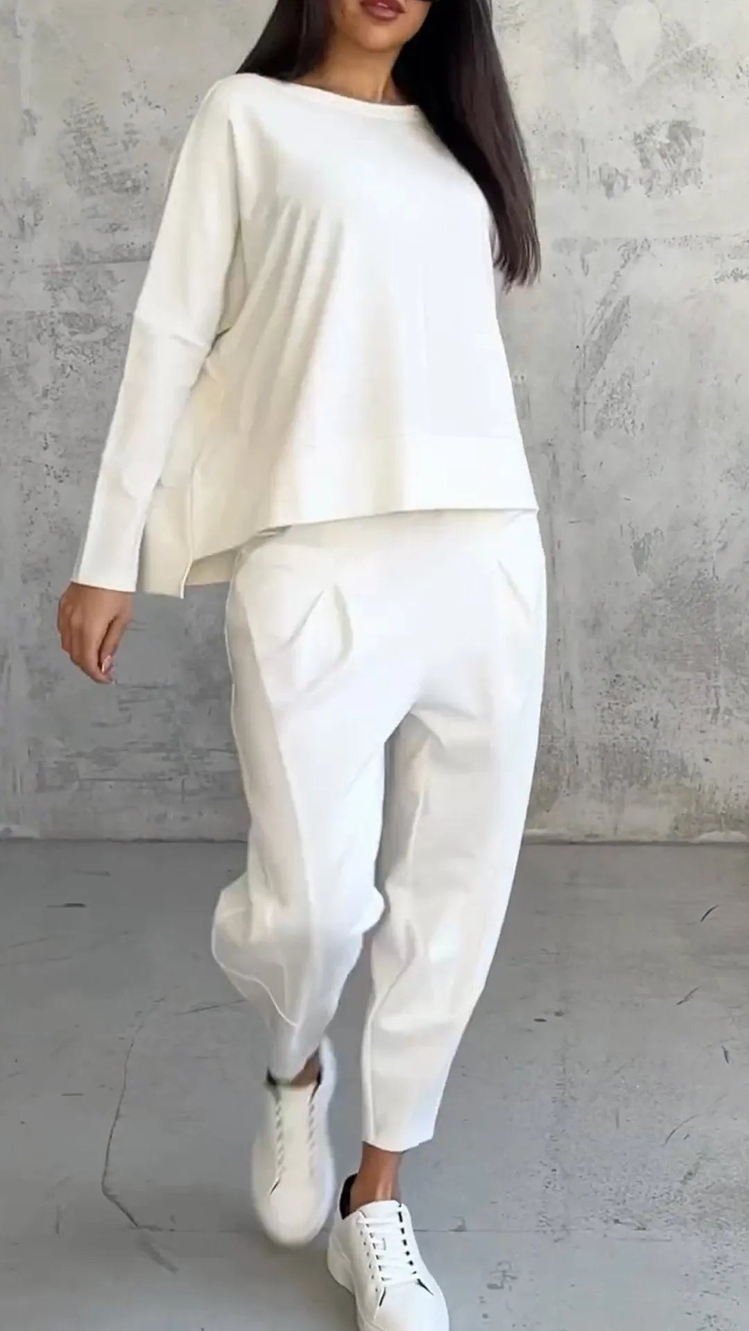 WW | Zweiteiliges Set In Einem Lässigen Relaxed Fit Modell