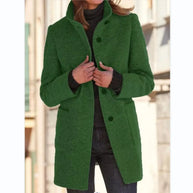 WW | Wol Jacke mit Knöpfen für Damen | Stilvoll und Warm