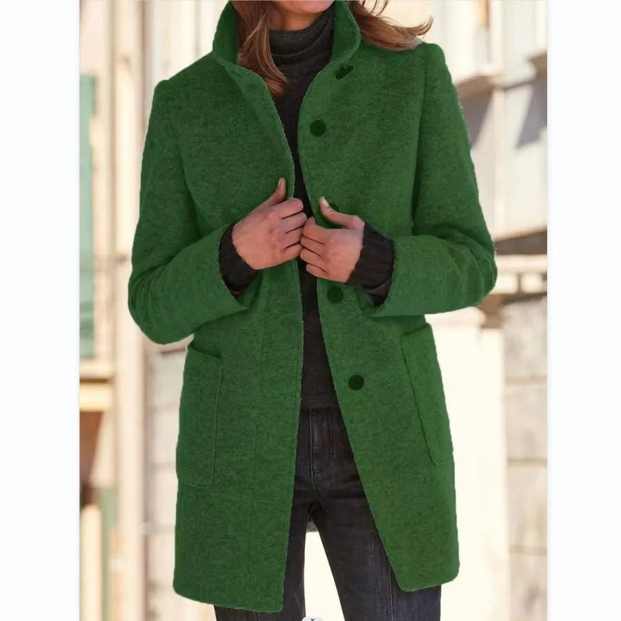 WW | Trendy Wolljacke mit Knöpfen