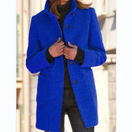 WW | Wol Jacke mit Knöpfen für Damen | Stilvoll und Warm