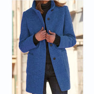 WW | Wol Jacke mit Knöpfen für Damen | Stilvoll und Warm