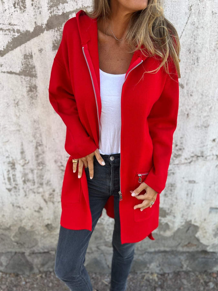 W&W Mode | Lässige Langarmjacke Mit Reißverschluss Für Damen