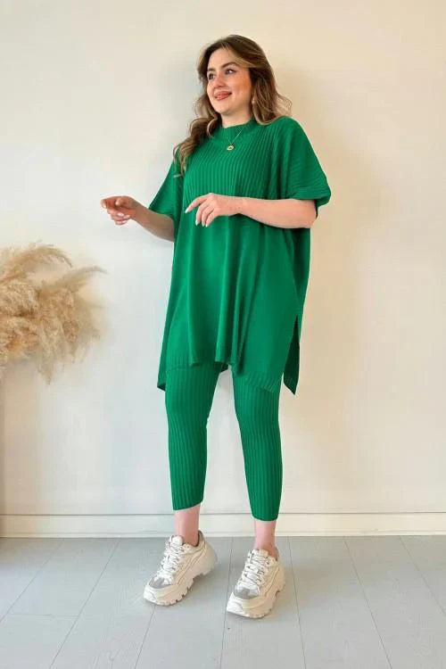 WW | Lockere Top Gestricktes T-Shirt