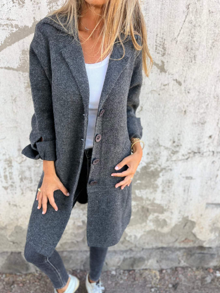 WW | Lässiger Lange Damen Herbstmantel