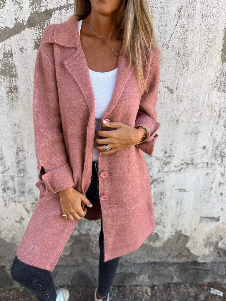 WW | Lässiger Lange Damen Herbstmantel