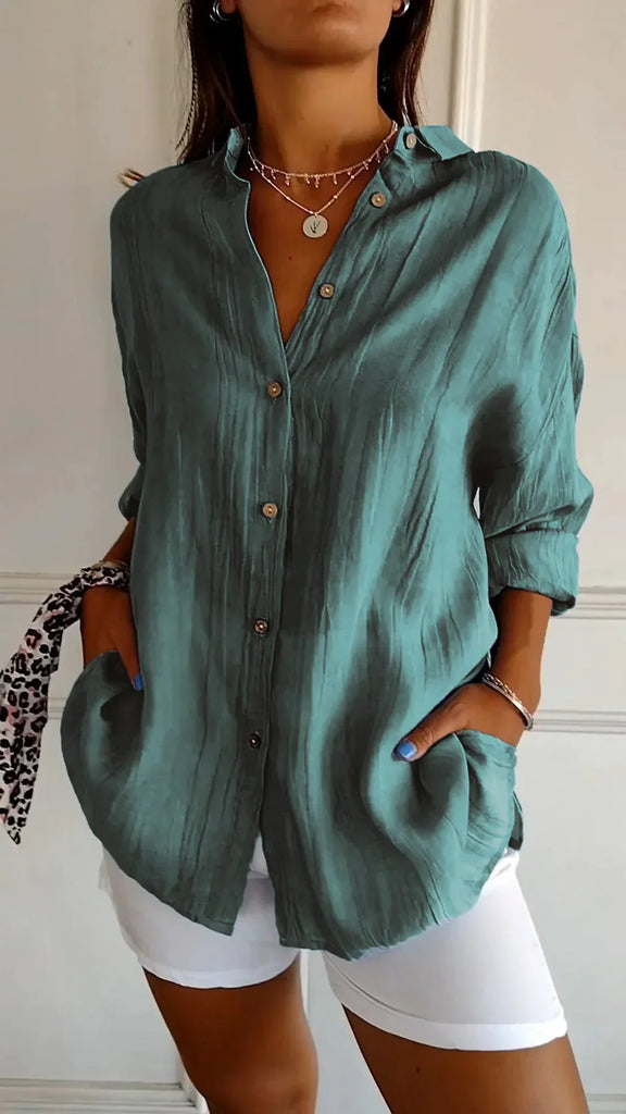WW | Elegantes Plissee-Shirt für Damen
