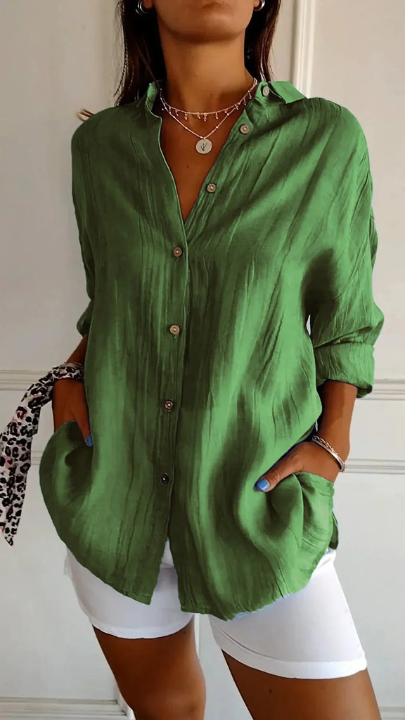 WW | Elegantes Plissee-Shirt für Damen