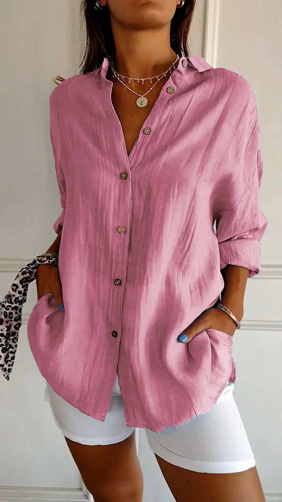 WW | Elegantes Plissee-Shirt für Damen