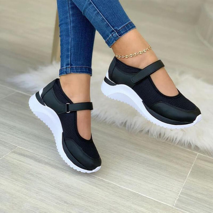 W&W Mode Jane - Atmungsaktive Sportschuhe | Lässige, stilvolle Mesh-Schuhe | Sportliche Sneakers Damen