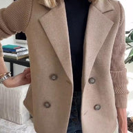 WW | Eleganter Blazer mit kontrastierenden Ärmeln