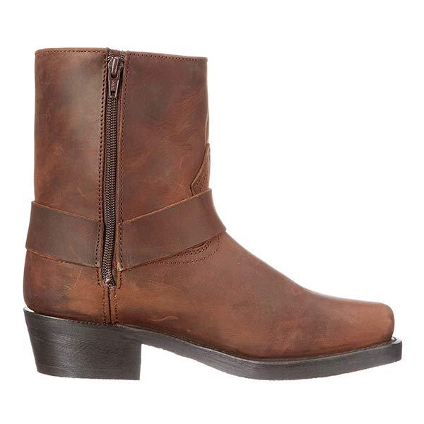 W&W Mode | Western Cowboy Stiefel Mit Seitlichem Reißverschluss Für Männer