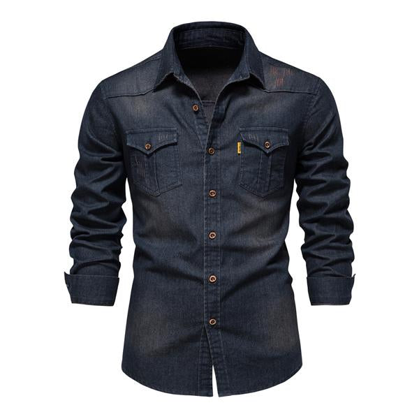W&W Mode | Vielseitiges Denim Hemd Für Männer