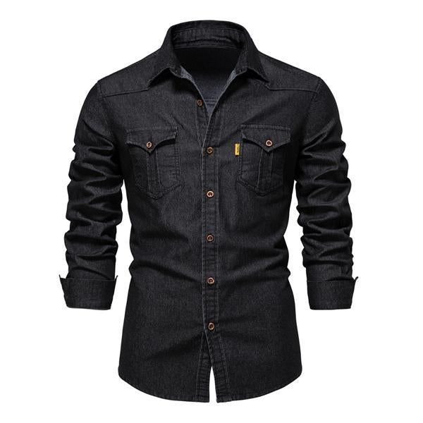 W&W Mode | Vielseitiges Denim Hemd Für Männer