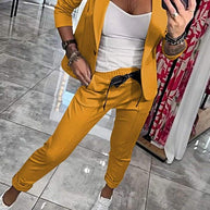 WW | Zweiteiliges Satz Obere Jacke & Elastische Hose