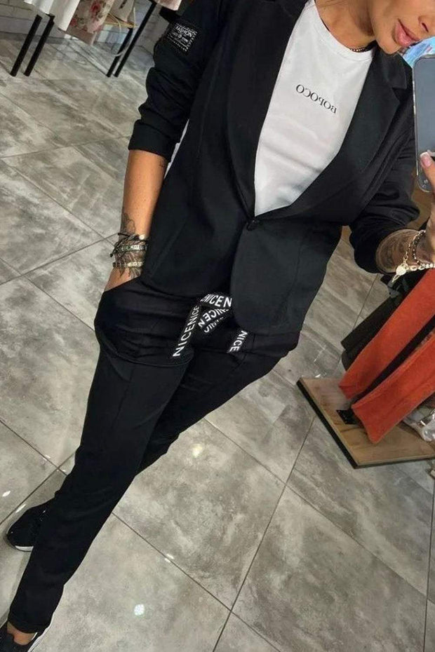 WW | Zweiteiliges Satz Obere Jacke & Elastische Hose